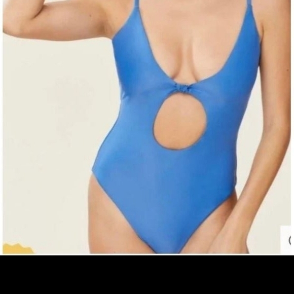 Andie The Santorini 1pc swimsuit  horizon blue A0212 nwt various sizes - Picture 1 of 5